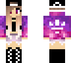 pink and purple adidas girl