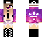 purple and pink adidas dog girl