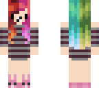 rainbow haired chibi baby girl