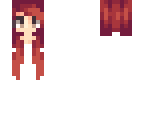 red hair base with earrings