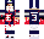 skeleton football player