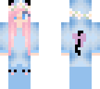 blue cat girl