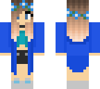 blue summer girl