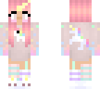 edit of unicorn girl