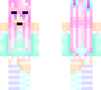pastel bunny girl