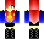 red and blue