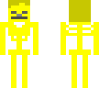 yellow skeleton skin