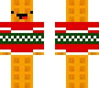 christmas waffle