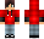 red hoodie
