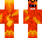 flaming monster