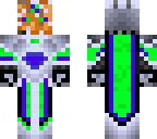 pumpkin blue and green knight