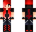punk girl with upsidedown cross