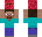 steve holding derpy nether rack