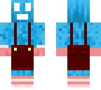 blue man