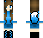 blue wolf girl