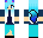 blue wolf girl