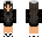 brunette black jumper edit