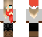 my undertale skin  santa hat