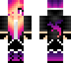 cat dragon sunset girl