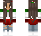 christmas jumper brunette