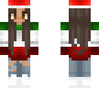 christmas jumper brunette 2