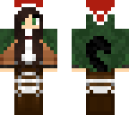 mikasa dark hair