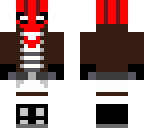 red hood white form