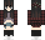 black haired cute girl
