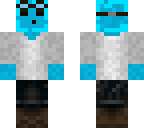 blue slime skin