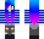 fixed blue hair autumn