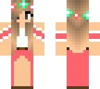 girl in a pink dress edit