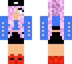purple hair cool girl