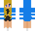 blue school girl