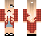 girl in plaid