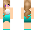 girl with a light blue dress