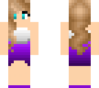 girl with a purple dress