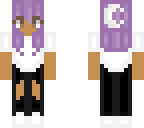 girl with purple hair