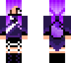 my purple ninja wolf girl skin