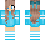 sky blue girl