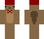 squirrel with fez and bowtie