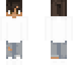 white shirt guy skin