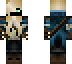 worrior girl blue