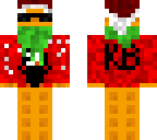 christmas waffle