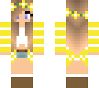 cute little yellow flower girl