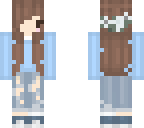 edit of blue hoodie chibi girl