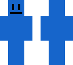 full blue with face