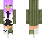 lavender and army green