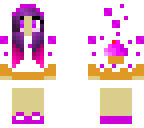 pink and purple cak girl