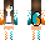 saffron in white clothing