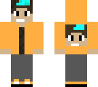 skin with face logo on back
